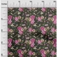 thumbnail image 2 of oneOone Tissu Flex Coton Rose Floral Rétro Projets de Couture Tissu Imprimé au Mètre 40 Pouces de Large, 2 of 5