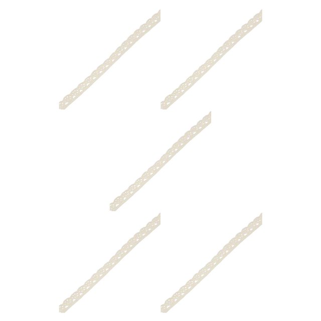 Youkk 1 Roll Lace Craft Ribbon Exquisite Useful Charming Stylish DIY Craft Sewing Accessory Clothes Supplies Lace Trim Type2 5Set