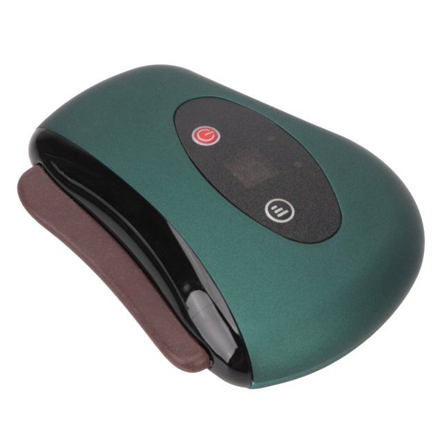 Machine de Guasha Électronique pour le Visage, Machine de Guasha Chauffante Massage Vibration Légère Compresse Chaude 9 Niveaux pour le Dos Noir, Rouge