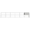 thumbnail image 2 of vidaXL Outdoor Chicken Cage 2x12x2 m Galvanised Steel, 2 of 4