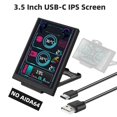 thumbnail image 2 of 3.5 Inch IPS Type C Secondary Screen USB Display for Computer CPU GPU RAM HDD Monitor NO AIDA64, 2 of 5