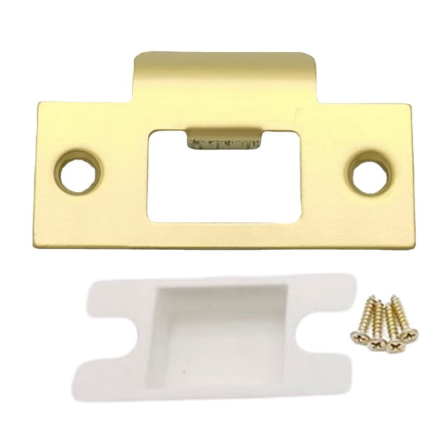 Door Reinforcement Plate With Screws Garage Deadbolt Cover Deadbolt Cover Plate