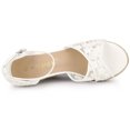 thumbnail image 4 of BLISSFUL STEP Sandales Compensées Espadrilles à Talon Compensé pour Femmes, 4 of 6