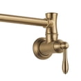 thumbnail image 2 of Delta Faucets Victorian Pot Filler Wall Faucet, Champagne Bronze | 1177LF-CZ, 2 of 5