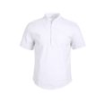 thumbnail image 1 of Honganda Chemises à Manches Courtes pour Hommes Col Bande Bouton T-shirt d'Été, 1 of 5