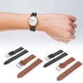 thumbnail image 2 of Pin Buckle Watch Strap Replacement Watch Strap, PU Leather Watch Strap, For Men Women Watchmaker, 2 of 8