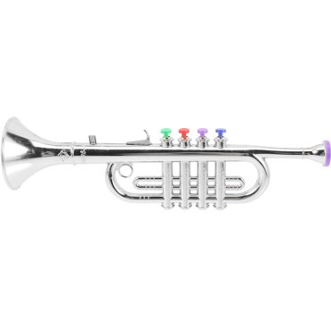 Shisuyan Jouet de Trompette Simulée Jouet d'Apprentissage pour Enfants Jouet Musical Créatif Jouet de Trompette en Plastique