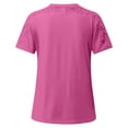 thumbnail image 5 of Plebaso T-Shirts pour Femmes 2025 Manches Courtes Décontractées Col Rond Hauts Élégants Blouses Habillées pour Femmes P-5TG, 5 of 5