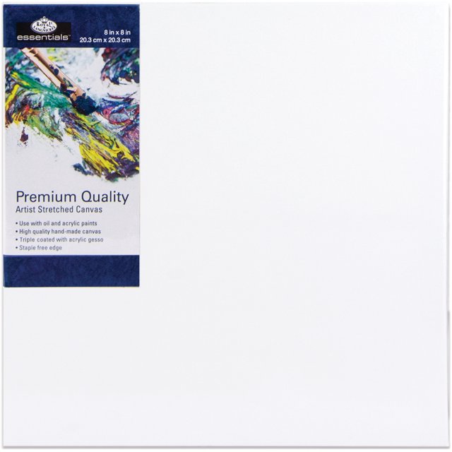 Royal Langnickel essentials(TM) Toile Extensible Premium-8"X8" CNV88
