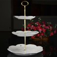 thumbnail image 3 of 2/3 Tiers Gâteau Tige Plaque Support Poignée Raccord Matériel Mariage Partie Fournitures, 3 of 10