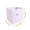 thumbnail image 4 of Bacs de Rangement Cubes 11 X 11 Carrés Pliables Bacs de Rangement Organisation et Rangement Organisateur de Garde-Robe Cube de Rangement Bacs de Rangement Organisateurs de Garde-Robe et Étagères de Rangement 11 X 11, 4 of 9