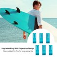 thumbnail image 1 of LJNYFDC Accessoires de Planche de Surf Palmes de Planche de Surf Résistantes à l'Usure Taille Mini Installation Simple Longboard Paddleboard Palmes Centrales Accessoires 6 Pcs, 1 of 7