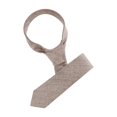 thumbnail image 1 of INSPIRE CHIC Men's Self-Tied Solid Color Formal Slim Ties Light Brown, 1 of 5
