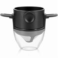 thumbnail image 2 of Portable Stainless Steel Pour Over Coffee Maker - Reusable Filter, for 1 - 2 Cups, Travel, Camping, 2 of 6