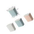 thumbnail image 2 of LRXIYODE Contenant de Rangement de Bureau Rose Bac de Recyclage en Plastique pour Usage Quotidien Lot de 1, 2 of 8