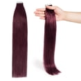 thumbnail image 2 of Extensions de Cheveux Humains à Tape, Mèches, Balayage, Cheveux Raides, 2 of 6