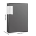 thumbnail image 3 of A4 Document Folder | File Pouch & Organizer with Multi-Pockets for Exam Papers & Certificates | Plastic Polypropylene Portfolio for Student & Office Document Storage | 30-Sheet Capacity, 3 of 6