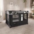 thumbnail image 3 of Evolur Cozy Cove Deluxe Playard, Black, 3 of 9
