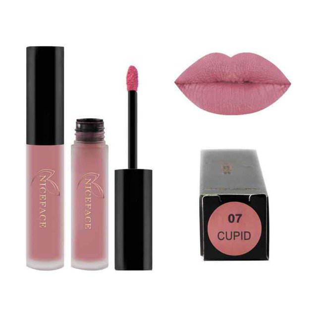 NICEFACE 26 Colors Lip Gloss Waterproof Matt Matte lip gloss Long Lasting Lipstick Lips Makeup Lipstick