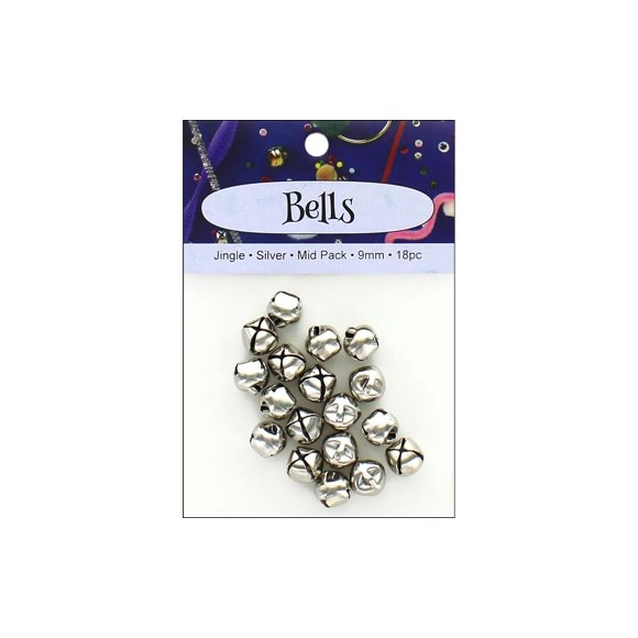 PA Ess Jingle Bell Pack Moyen 9mm 18 Pcs Argent