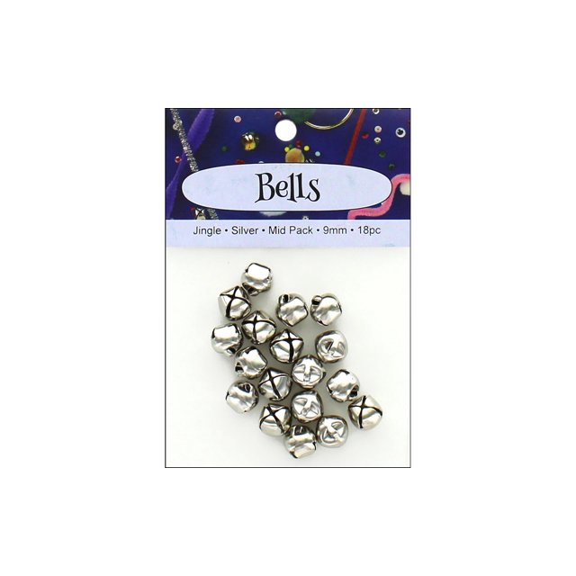 PA Ess Jingle Bell Pack Moyen 9mm 18 Pcs Argent