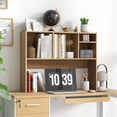 thumbnail image 4 of Costway Computer Desktop Bookcase Countertop Storage Bookshelf Organizer with 4 Cubbies Natural, 4 of 10