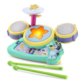 thumbnail image 3 of VTech Bluey Hooray Drum Set for Toddlers With Bluey & Bingo - English Version, 3 of 9