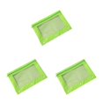 thumbnail image 2 of Decodeary Durable Pouch For Organizing Documents In Office Portable Zippered Pouch Fluorescent Green 3Set, 2 of 6