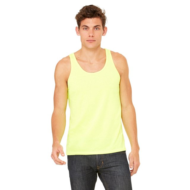 Bella + Canvas Débardeur Unisexe - Jaune Néon - TG