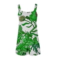 thumbnail image 4 of Pisexur Combinaison Décontractée Plus de Taille Femmes Summer Floral Sans Manches Moulante Sangle Spaghetti Réglable Extensible Shorts une Pièce avec Poches S-3XL, 4 of 5