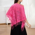 thumbnail image 1 of Elegant Lace Shawl Scarf For Bridal Wedding Evening Gown And Formal Party Versatile Triangle Wrap Wraps 2, 1 of 3
