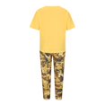thumbnail image 2 of Ensembles Courts Femmes Ensembles 2 Pcs Vacances T-Shirt à Imprimé pour Femmes Col Ras du Cou Manches Mi-Longues Chandail Haut + Pantalon Ensemble de Pantalons Ensembles pour Femmes Vêtements en Liquidation, 2 of 6