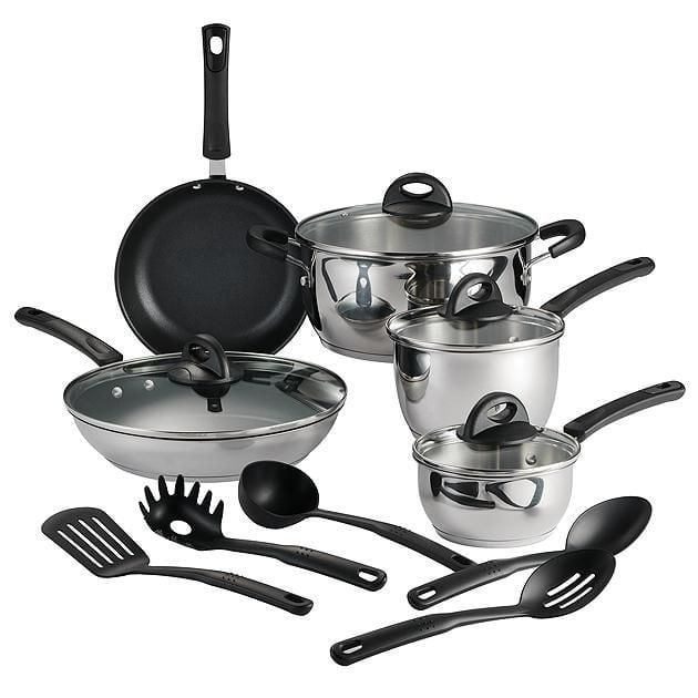 Tramontina Ensemble de Casseroles en Acier Inoxydable Tri-Ply de 14 Pièces