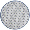 thumbnail image 1 of homeroots home decor 385161 Tapis Rond de 8 Pieds Bleu et Gris pour Intérieur et Extérieur, 1 of 1