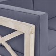 thumbnail image 3 of Thasos Bois 8 Places en Forme de Canapé Sectionnel & Foyer Gris/gris Foncé, 3 of 34