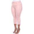 thumbnail image 3 of White Mark Jeans Capri pour Femmes Grande Taille, 3 of 5