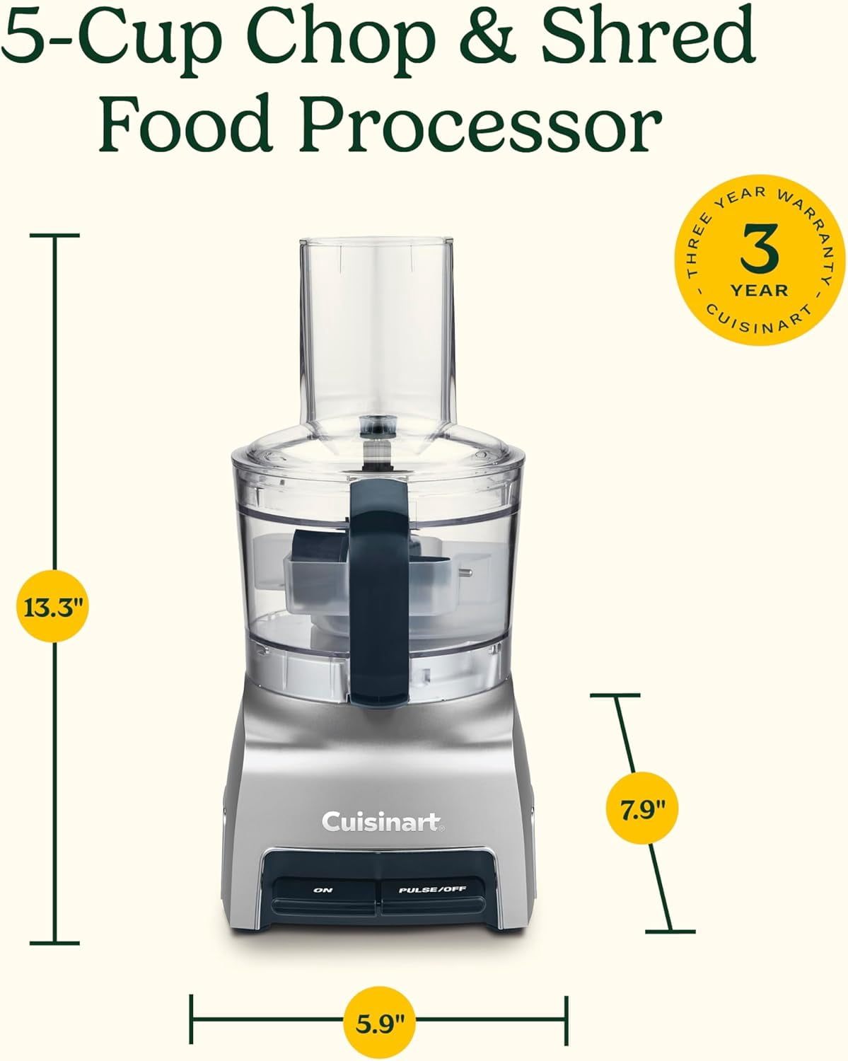 Cuisinart 5-Cup Chop & Shred Food Processor