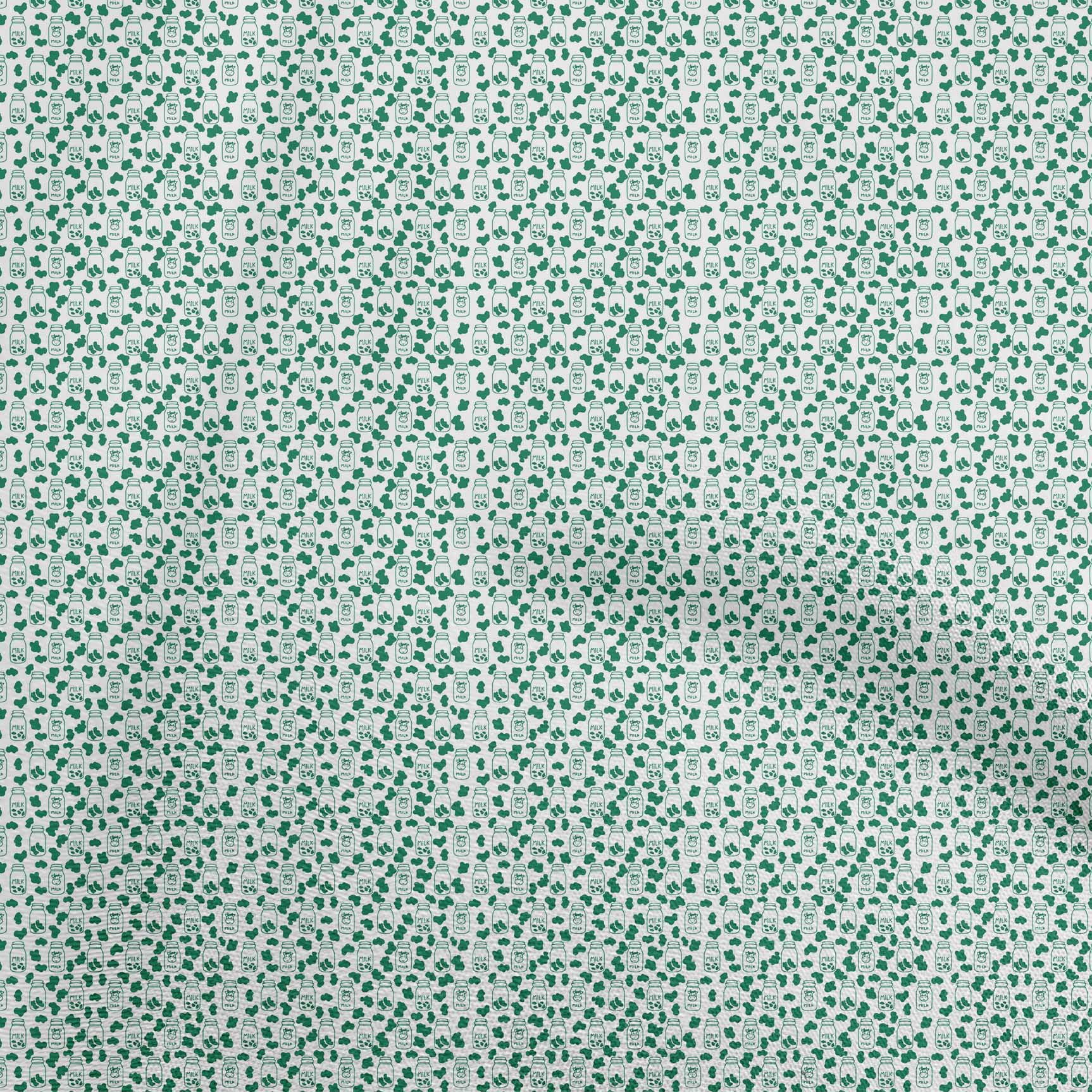 oneOone Velvet Green Fabric Random Fabric For Sewing Printed Craft Fabric By The Yard 58 Inch Wide