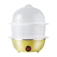 thumbnail image 2 of Cagogo under $5 Egg Cooker, Mini Stainless Steel Egg Cooker, Double Layer Boiled Egg Breakfast Maker, Household Electric Appliance, Soft Hard Egg Boiler, Compact Kitchen Tool, 2 of 6