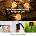 thumbnail image 2 of Amdohai 200LEDs Fairy String Lights Round Bulb Shaped Decorative Hanging Lights Waterproof Copper Wire Lights Garden Patio Landscape Backyard Lighting for Wedding Party Outdoor, 2 of 8