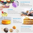 thumbnail image 4 of yeacher 216-Piece Professional Cake Decorating Kit with Rotating Turntable, Icing Tips, and Essential Baking Tools for Beginners and Experts, 4 of 7