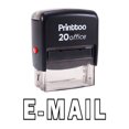 thumbnail image 1 of Printtoo Rubber Stamp Office Stationary E-MAIL Self Inking Stamp-Black, 1 of 2