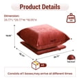 thumbnail image 2 of The Magic Home Modular Floor L-Shaped Chenille Sectional Sofa, Orange, 2 of 11