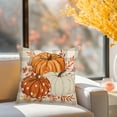 thumbnail image 1 of RXIRUCGD 3 Styles Of Thanksgiving Pillows Covers 18x18 Inch Thanksgiving Linen Pillowcase For Sofa And Home Decor, 1 of 6