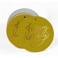 thumbnail image 2 of Inkdotpot Gold Foil Paper Hang Tags Happy Holiday Favor Tags 100 Pieces, 2 of 6