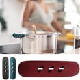 thumbnail image 4 of Oleegame 2PC Kitchen Utensils Set 5PCS Pot Ear Heat Insulation Clip High Temperature Pot Cover Steamer Stir Fry Soup Pot Hand Non Slip Sleeve Green, 4 of 4