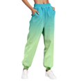 thumbnail image 1 of Womens Gradient Sweatpants Casual Loose Trousers With Pockets High Waist Pants, 1 of 3