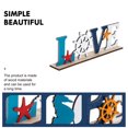 thumbnail image 3 of 3Pcs Wooden Alphabet Decors Household Letter Decors Wooden Craft Decors, 3 of 9