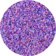 thumbnail image 1 of Ahgly Company Tapis d'Intérieur Lavable en Machine Carré Transitionnel Violet, 3 Pieds Carré, 1 of 7