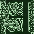 thumbnail image 1 of Ahgly Tapis d'Intérieur Lavable en Machine Carré Noir Nuit, 8 Pieds Carré, 1 of 7